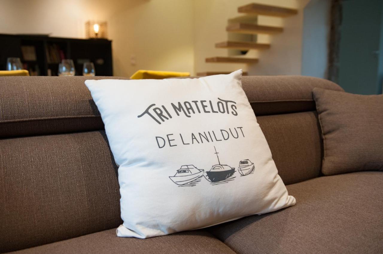 Gwel Ar Mor - Jolie Maison De Charme Renovee Proche Du Port Lanildut Buitenkant foto